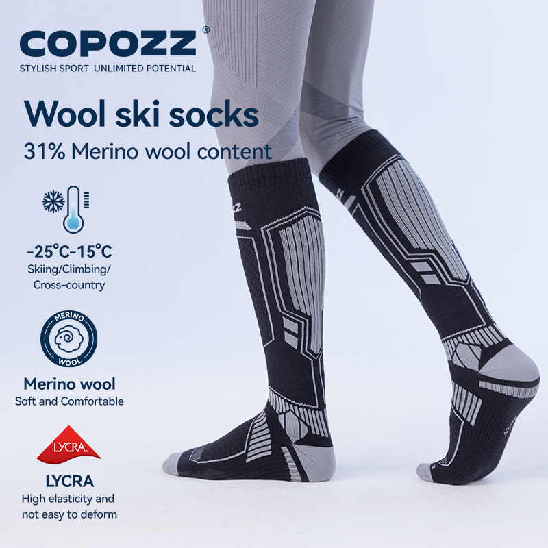 COPOZZ Yeni Kış Kayak Çoraplar - Thermal Sock Wool incelemesi ve fiyatı