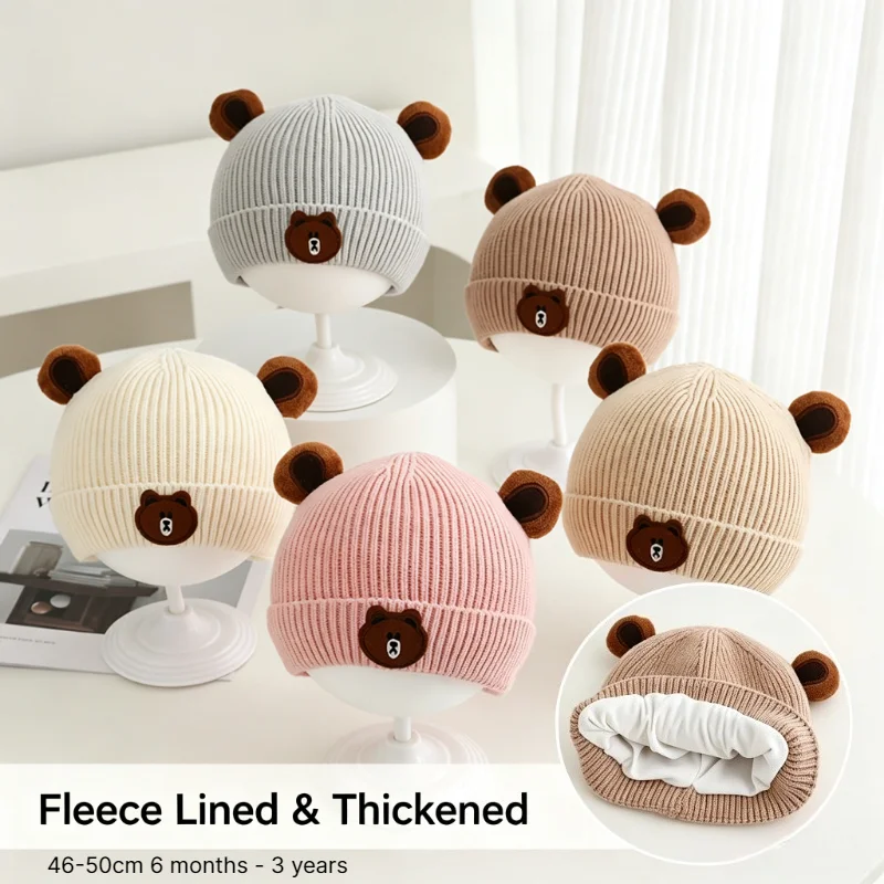 Bebek Kışlık Şapka 46-50cm 6 A - Knit Beanie Hat Warm incelemesi ve fiyatı