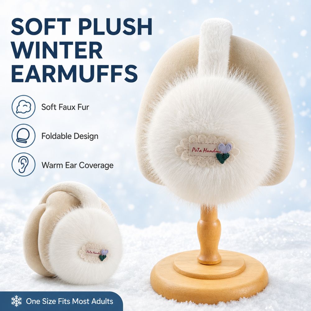 Yeni Suni Kürk Kulaklıklar Kat - Earmuffs Foldable incelemesi ve fiyatı