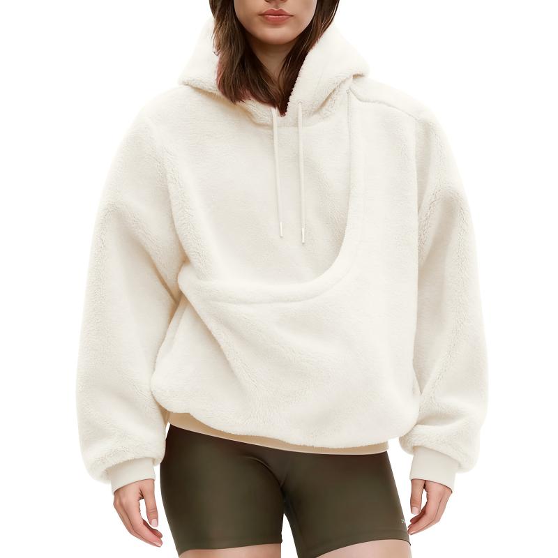 Sonbahar-Kış Koleksiyonu, Düz  - Sherpa Hoodie Fleece incelemesi ve fiyatı