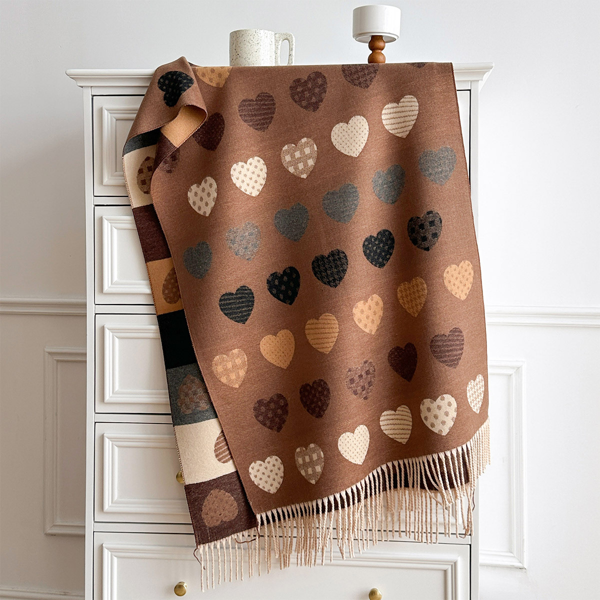 Kadınlar için İmitasyon Kaşmir - Cashmere Pashmina Wrap incelemesi ve fiyatı