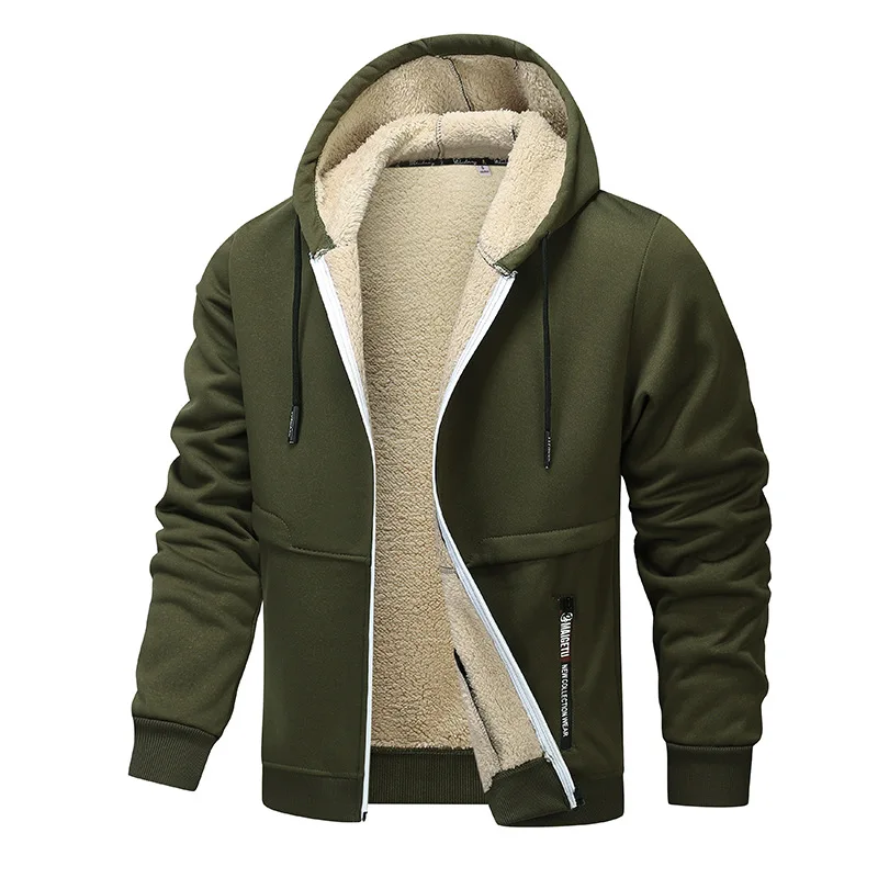 Erkekler için Popüler, Rahat K - Sherpa Hoodie Fleece incelemesi ve fiyatı