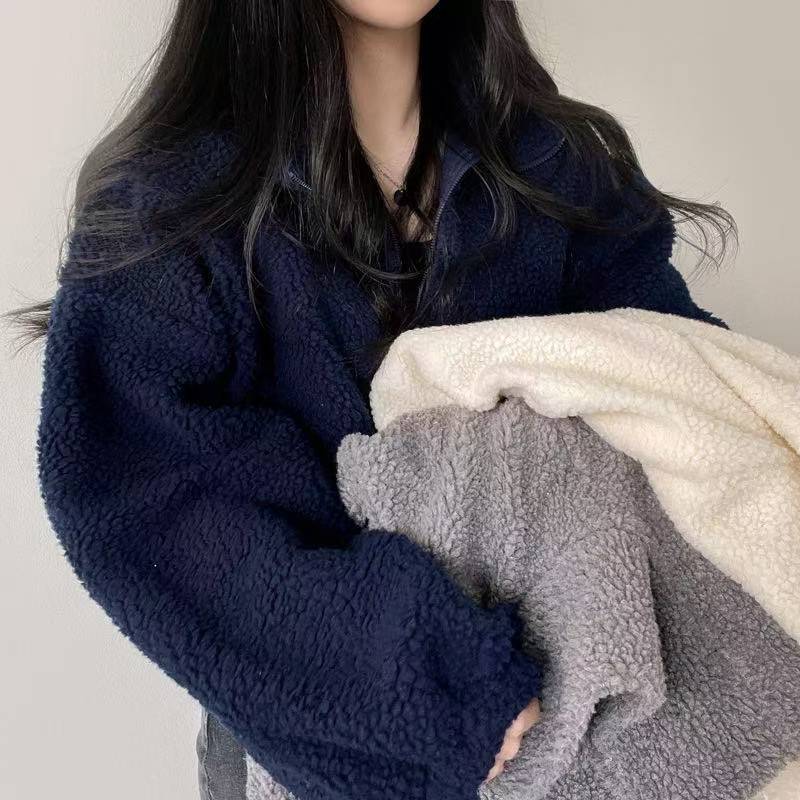 Kadınlar için Dik Yaka Kısaltı - Sherpa Hoodie Fleece incelemesi ve fiyatı