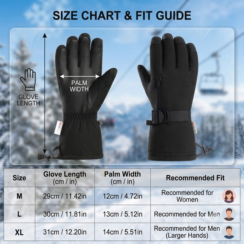 Kışlık Kayak Eldivenleri Erkek - Snow Glove Insulated incelemesi ve fiyatı