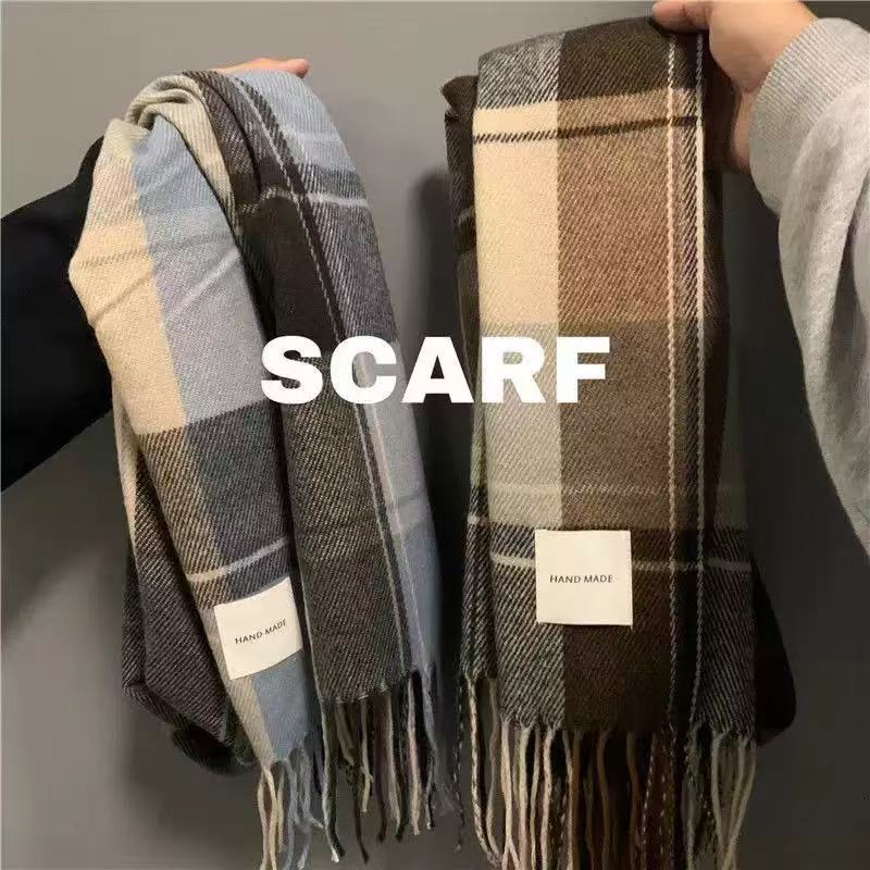 1 adet Sonbahar ve kış için şı - Wool Scarf Men incelemesi ve fiyatı