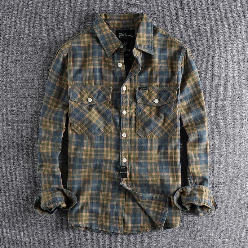 İlkbahar ve Sonbahar Yeni Moda - Flannel Shirt Lined incelemesi ve fiyatı